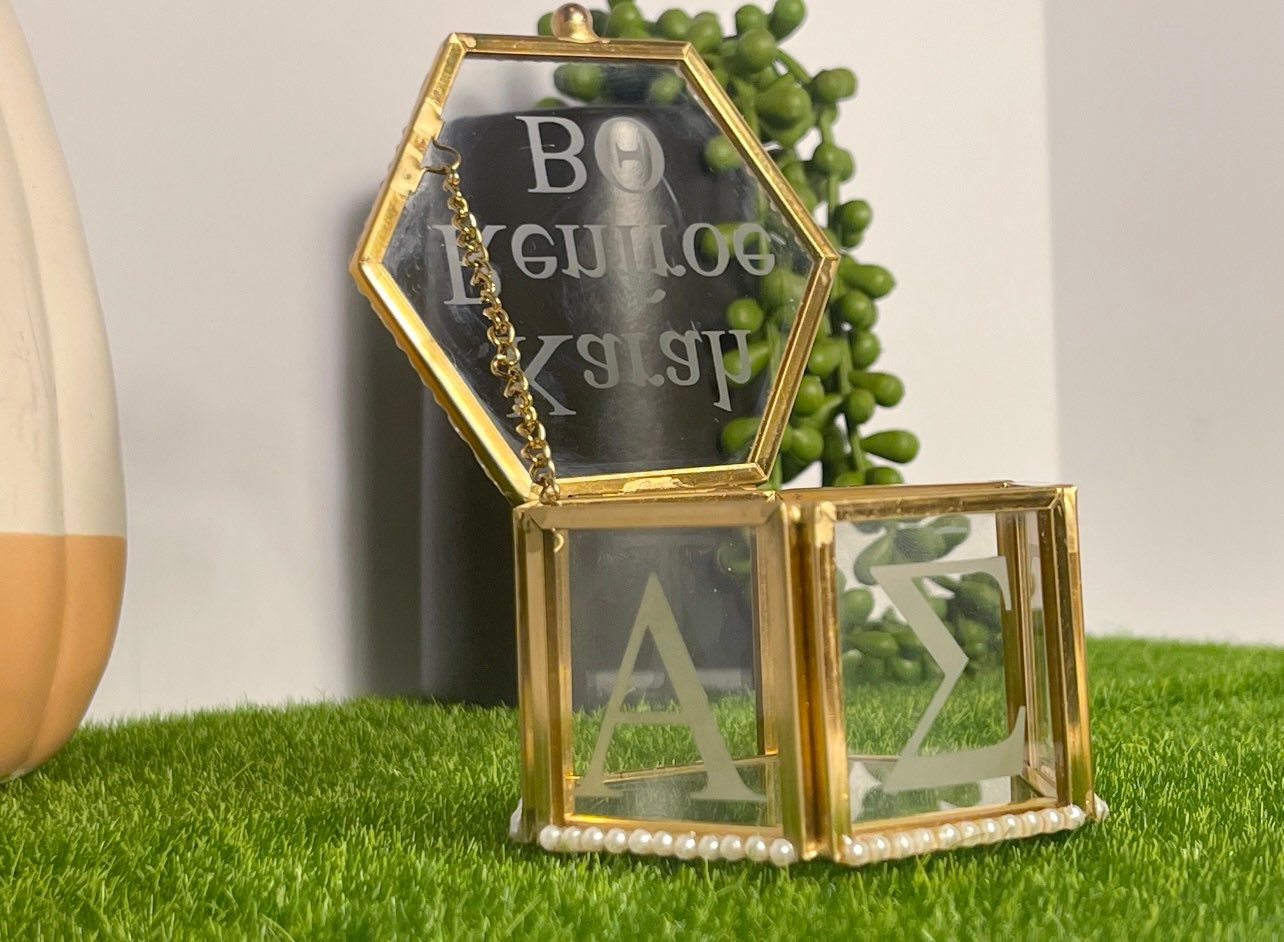 Custom Sorority Pin Box