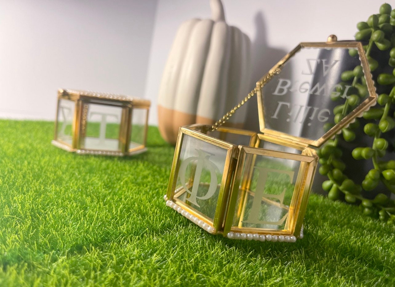 Custom Sorority Pin Box