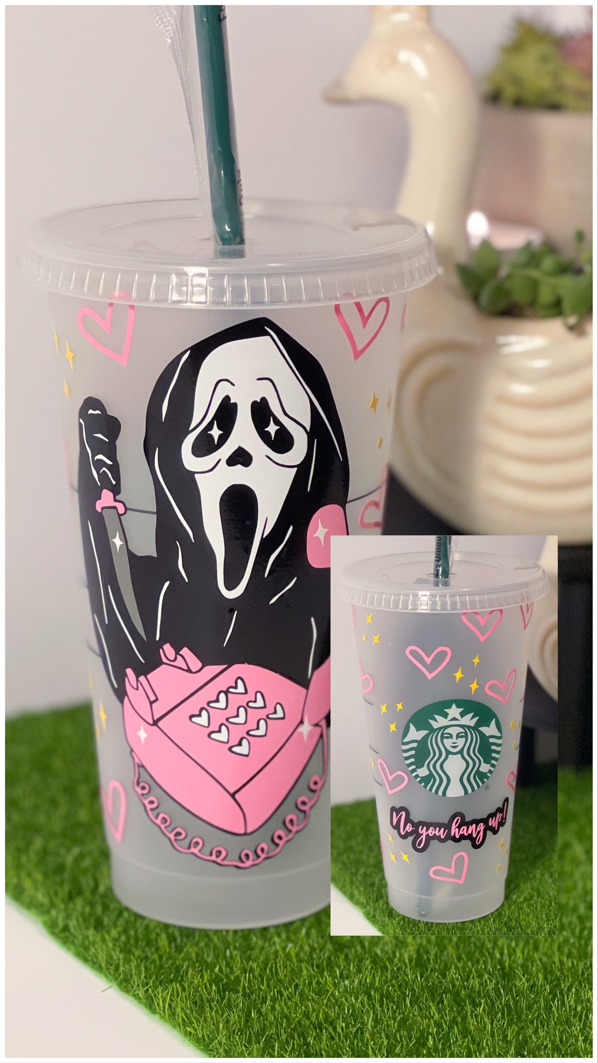 24oz Scream Starbucks Cold cup