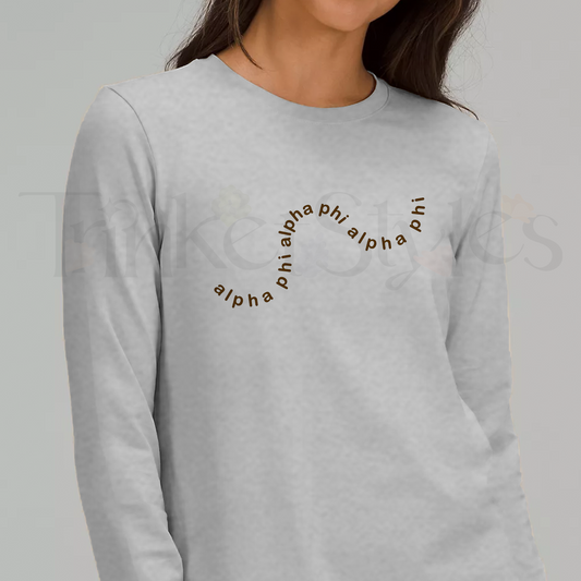 Curve Long Sleeve T-Shirt