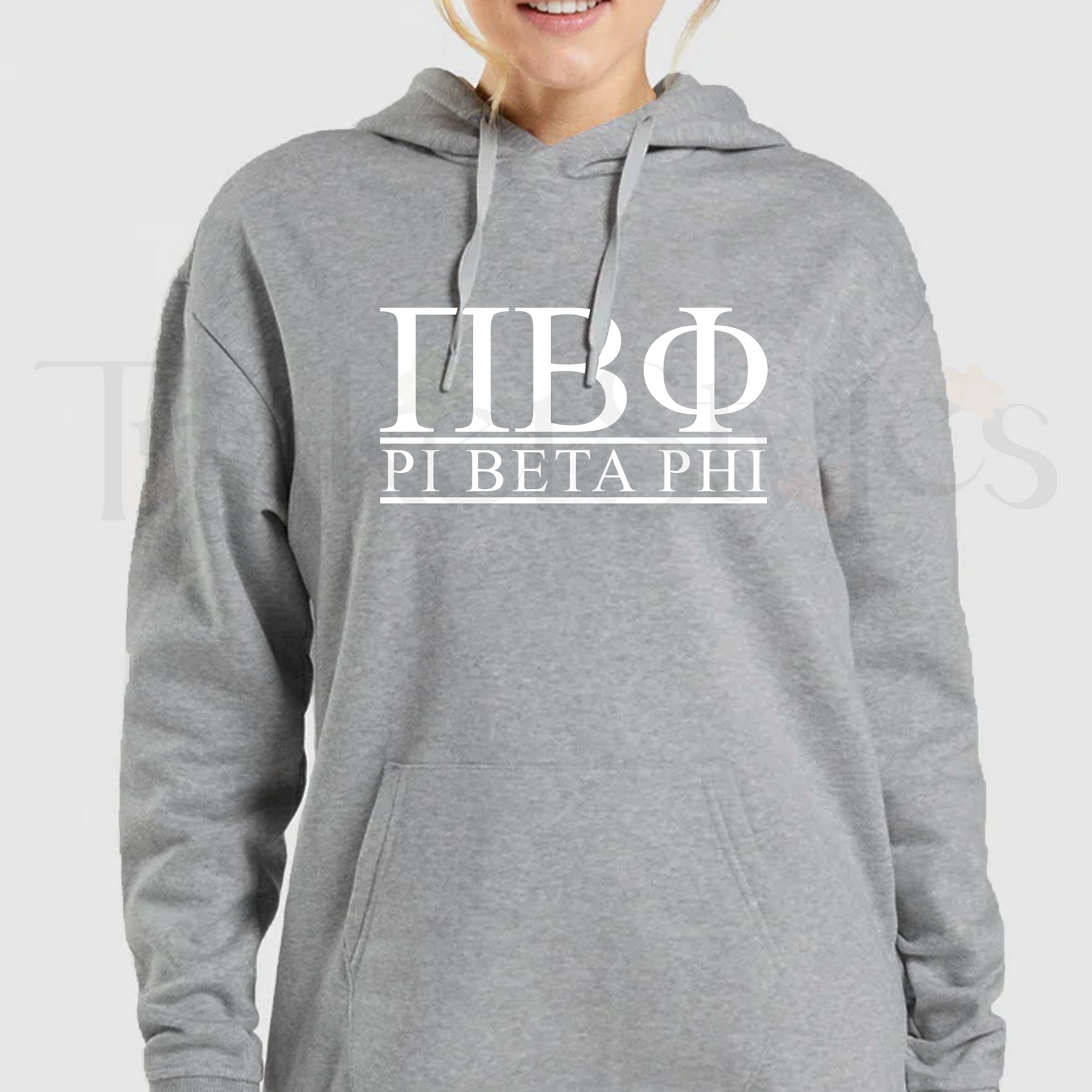 Greek Letter Graphic Hoodie