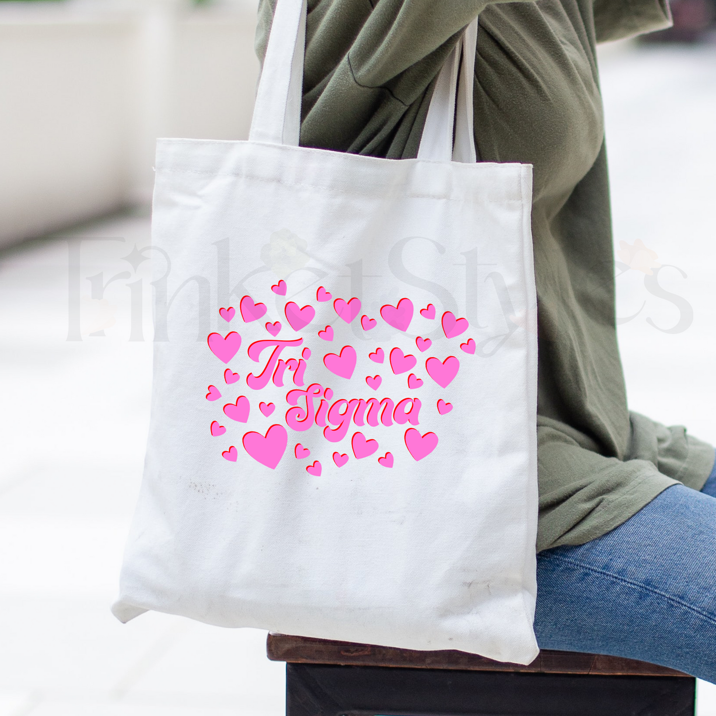 Hearts Tote Bag