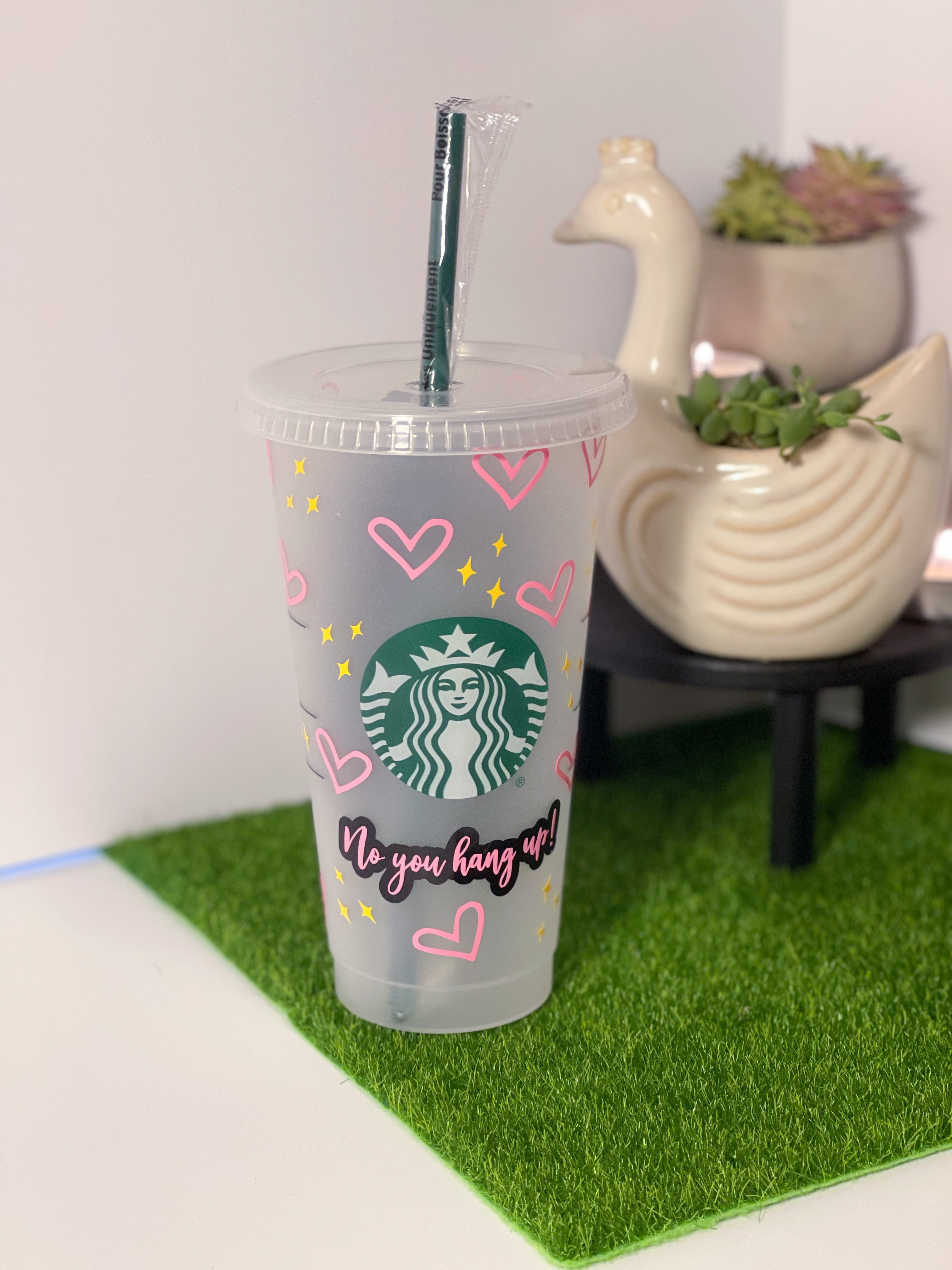 Ready to Ship Scream Starbucks Glitter good Tumbler Cup