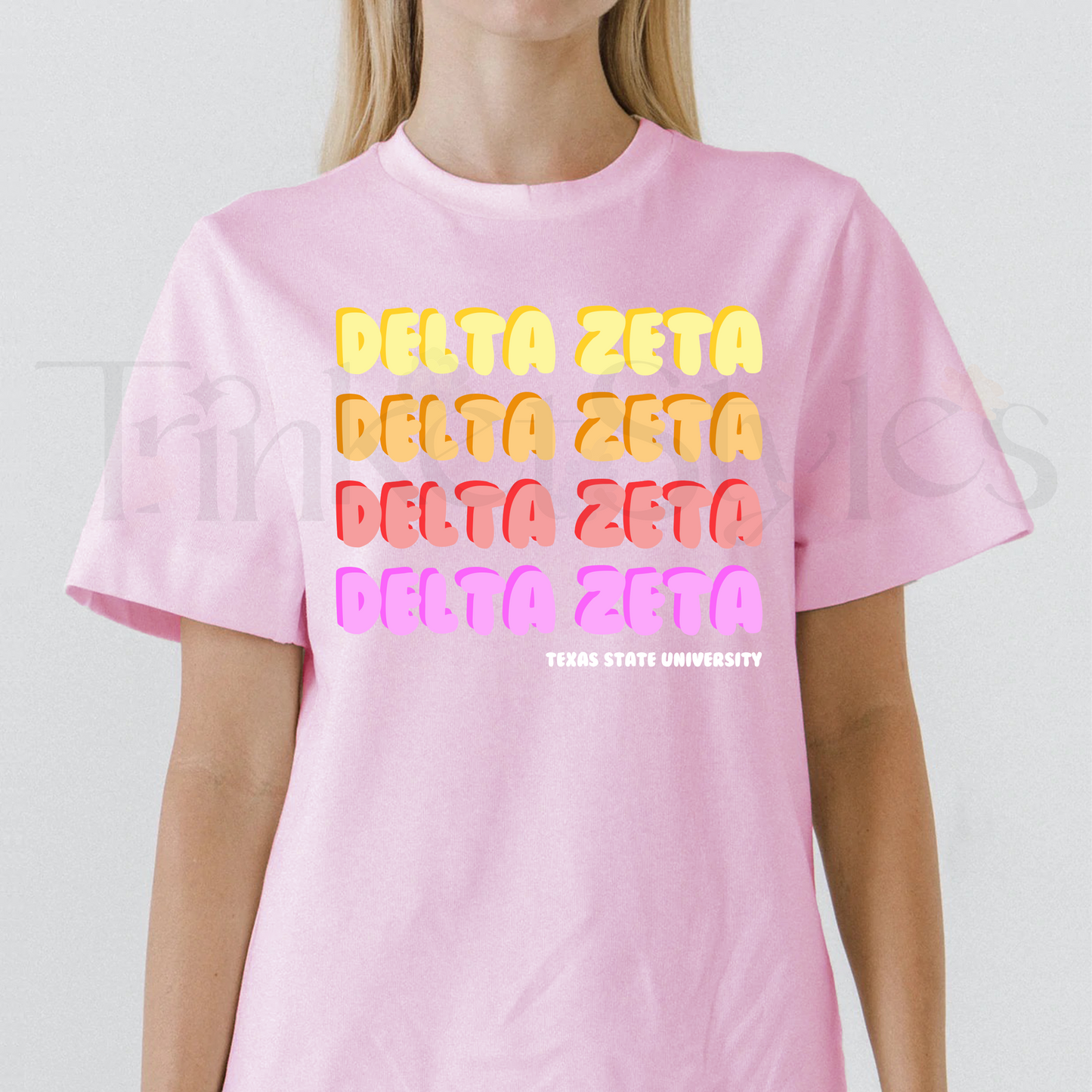 Colorful Greek Tee