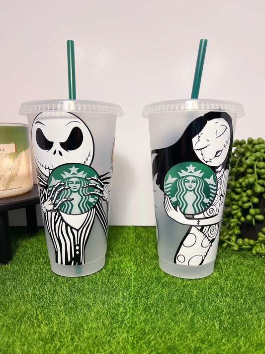 Jack and Sally Starbucks Cup Bundle